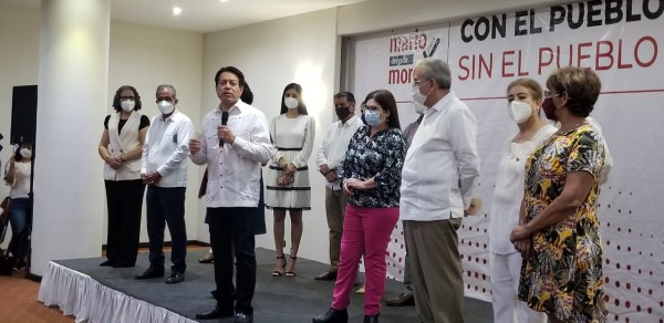 Mario Delgado expone ‘músculo’ de Morena en Sinaloa mientras busca la dirigencia del partido