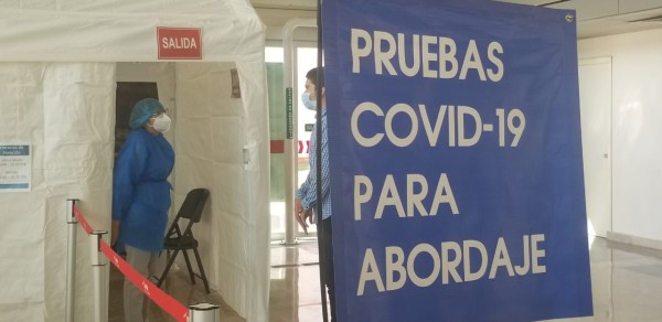 Realiza Aeropuerto Internacional de Culiacán pruebas para detectar Covid-19; en 10 minutos se sabe el resultado