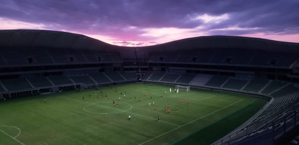 Mazatlán FC entrenó por primera vez en su estadio. (Fotos: Cortesía Mazatlán FC)