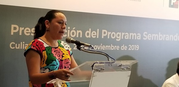 María Luisa Albores González, secretaria de Bienestar.