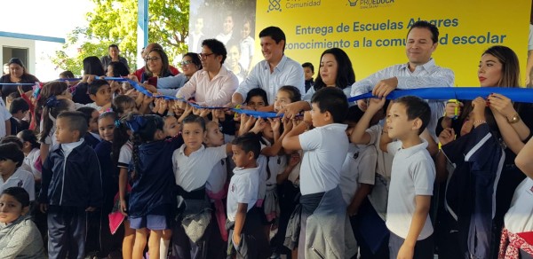 Entregan infraestructura del programa Escuelas Alegres, que coordina ProEduca Sinaloa IAP