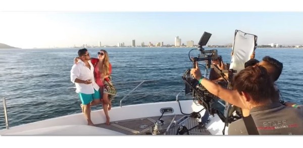 Escena de la grabación de 'La princesa'.