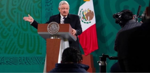 El Presidente Andrés Manuel López Obrador en su conferencia de prensa matutina. Foto: Gobierno de México