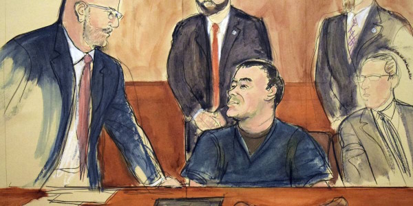 ¿Quién es el próximo testigo en el juicio a El Chapo? ¿Por qué no habrá ni dibujantes en la corte?