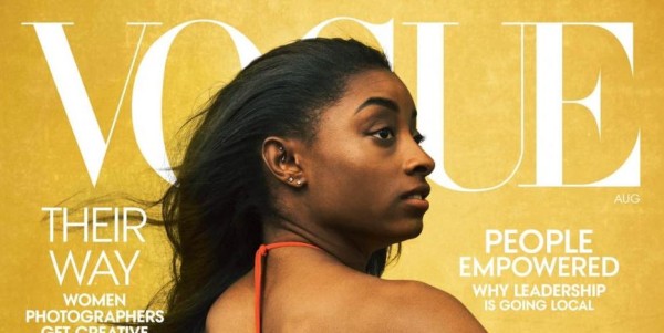 Simone Biles aparece en portada de la revista Vogue