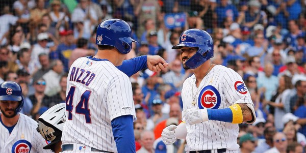 Anthony Rizzo conectó un grand slam. (Foto: Twitter @Cubs)