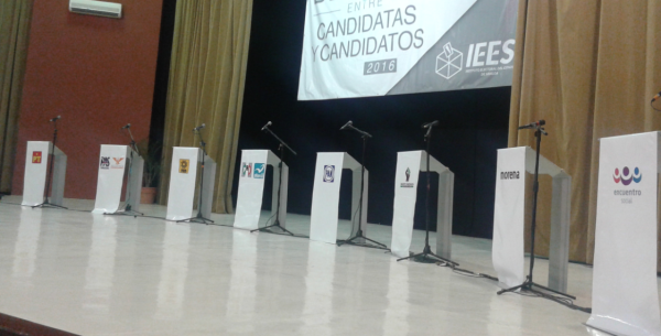 Suspenden candidatos a Alcaldía debate en Guamúchil