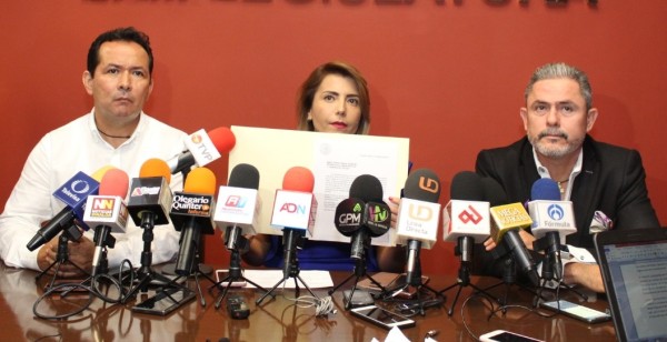 PAN Sinaloa da respaldo total a Roxana Rubio, quien niega el haber sobornado a morenista
