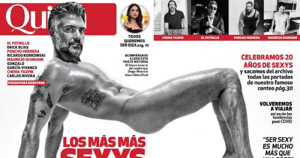 Después de 16 años, Jaime Camil vuelve a posar desnudo para una revista y los internautas hacen memes