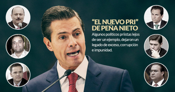 Los Duarte, Borge, Medina, Lozoya y Sandoval: todos del nuevo PRI de EPN, y acusados de corrupción