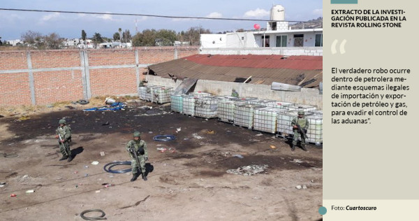 Huachicoleo está protegido por funcionarios de Pemex: Rolling Stone