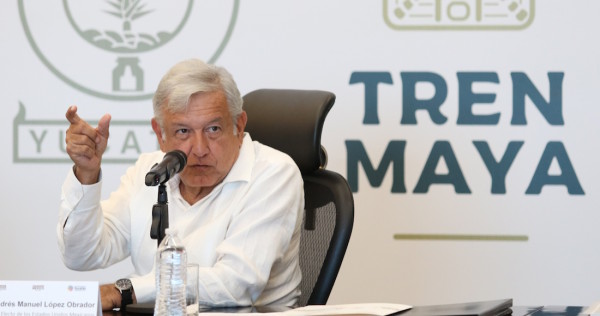 Si llueven amparos contra obra del Tren Maya ‘mejor no la inicio’, dice AMLO en Quintana Roo