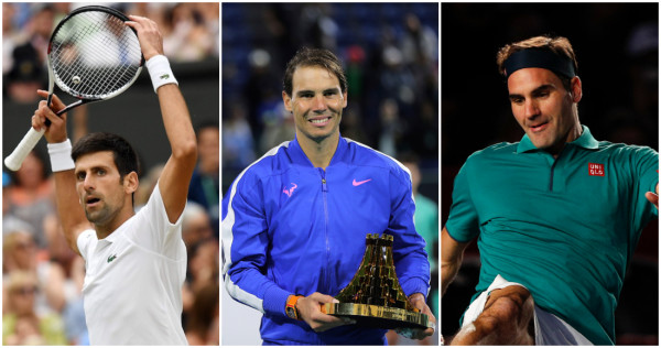 2020: ¿Un año para que Federer, Rafael Nadal y Djokovic despidan el monopolio que llevan desde 2016?