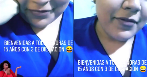 VIDEO: Estudiante de Medicina se burla de mujer en parto y desata críticas; UNAM investiga el caso