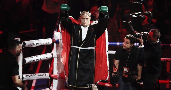 En la imagen, el actual campeón del mundo de los pesos pesados, el inglés Tyson Fury.