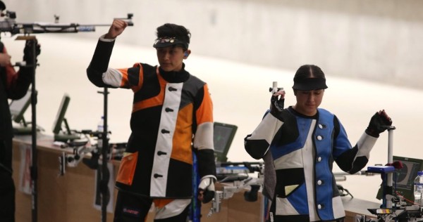 Edson Ramírez y Gabriela Martínez se alzan con la medalla de bronce en rifle de aire en Lima 2019