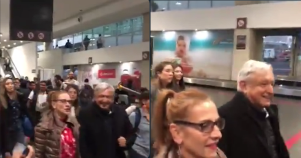 VIDEO: Reclaman a AMLO por el aeropuerto de Texcoco y Nahle responde: Pues vete a la Tapo