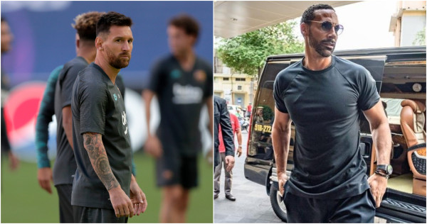 ¿Quieres pasar el tiempo que te queda con esa camiseta?, cuestiona Rio Ferdinand a Lionel Messi