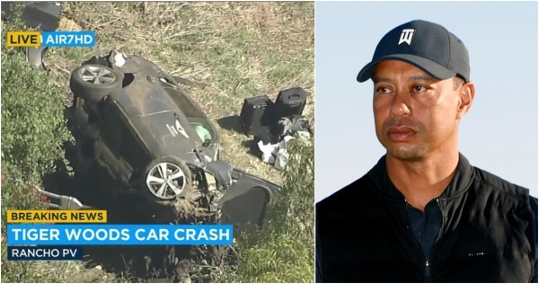 Tiger Woods sufre lesiones en las piernas al volcarse su vehículo en LA; es sometido a cirugía