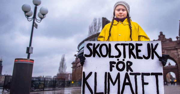 Greta Thunberg.