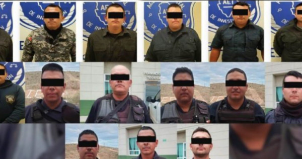 Quince policías de Chihuahua son arrestados por intentar detener un operativo contra bandas delictivas