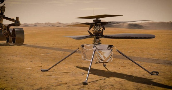 Ingenuity, el primer helicóptero humano que volará en otro planeta
