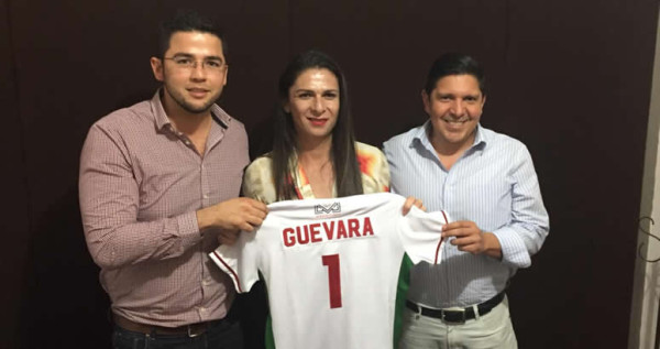Ana Gabriela Guevara se reúne con directivos de la LMP. (Foto: LMP)
