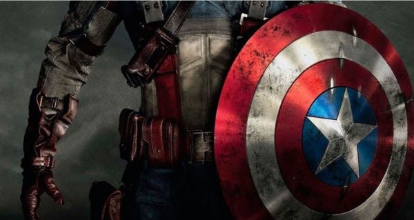 Escudo de Capitán América en las películas de Marvel.