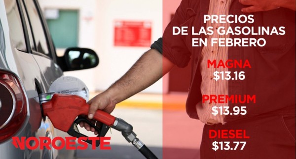 Hacienda anuncia precios de la gasolina para febrero