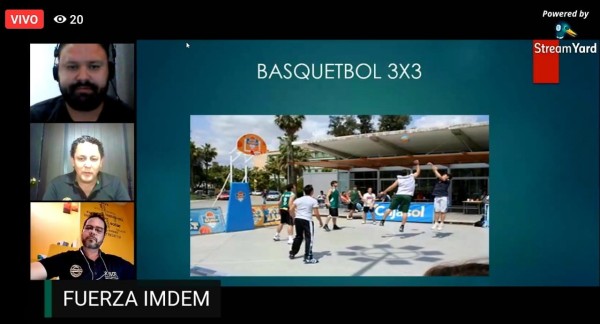 En Mazatlán, capacitan en línea sobre basquetbol 3x3
