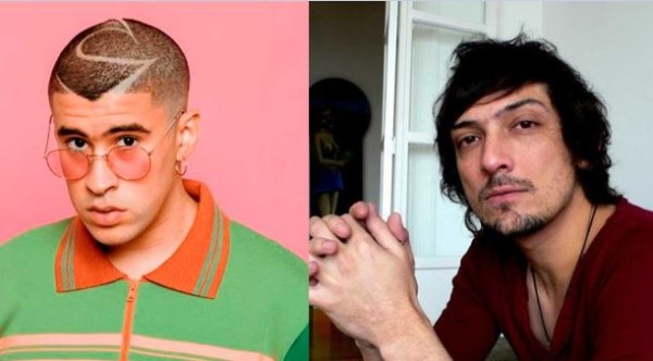 Bad Bunny y León Larregui.