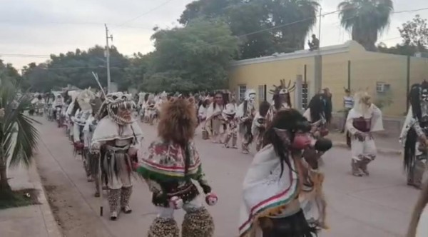Con supervisión de autoridades inician ceremonias mayo yoremes en el norte de Sinaloa