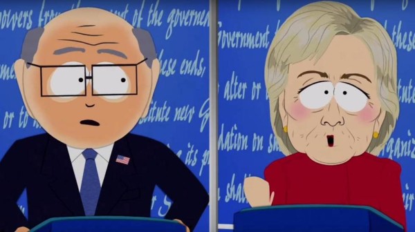 Se burla 'South Park' del debate de Trump y Clinton