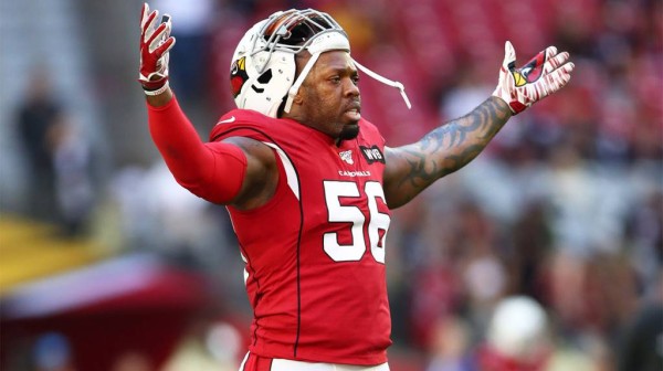 Terrell Suggs no llegó a 16 juegos con Cardinals.