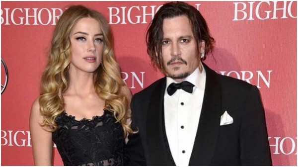 Amber Heard y Johnny Depp.