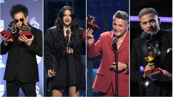 Reconocen a lo mejor de la música latina en los Premios Latin Grammy 2019