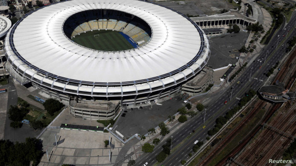 El mítico Maracaná ahora hospeda pacientes afectados por Covid-19.