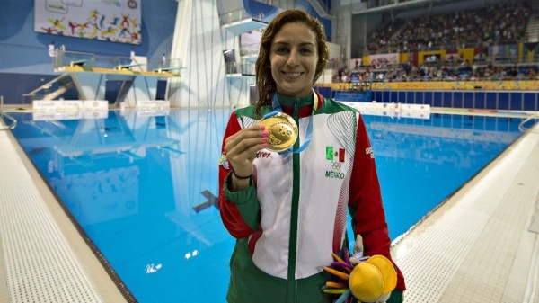 Paola Espinosa fue medallista de bronce en los saltos sincronizados desde la plataforma en Pekín 2008 y obtuvo plata en 2012.