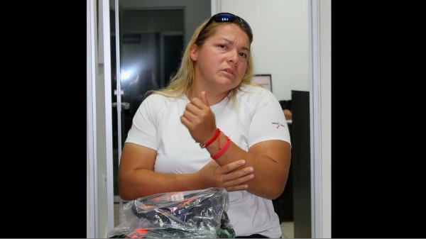 La multimedallista Rosa María Guerrero visitó el puerto previo a su participación en el Abierto Nacional de Medellín