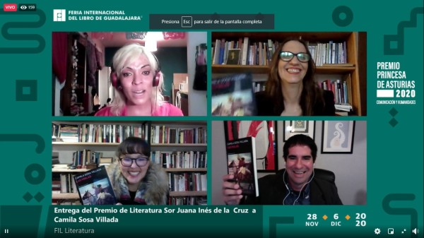 Premio Sor Juana Inés de la Cruz es la venganza travesti a través de la palabra: Camila Sosa