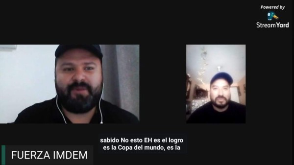 Carlos Durón expone el proyecto “90 Minutos de Libertad”.