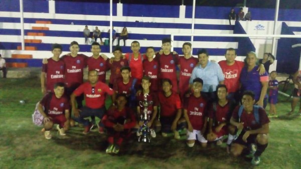 Deportivo Rosario es monarca de la Liga Municipal de Futbol Juvenil B