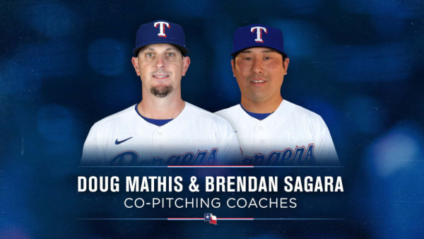 Doug Mathis y Brendan Sagara serán los coaches de pitcheo de los Rangers para 2021.
