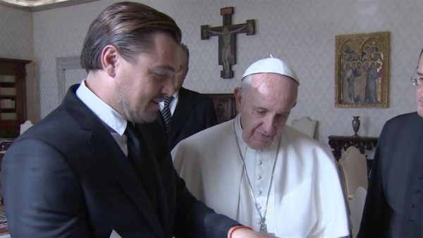 Visita Leonardo DiCaprio al Papa Francisco