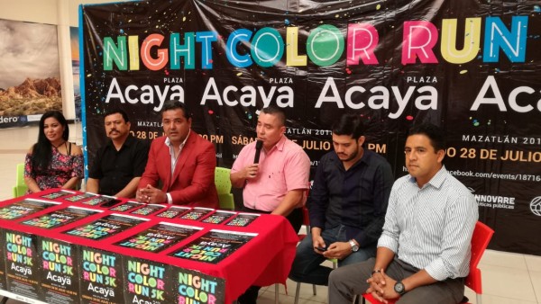En conferencia de prensa se dan detalles de la Night Color Run 5K.