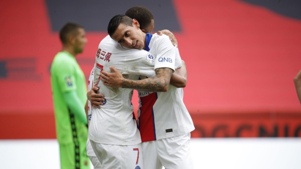 Kylian Mbappé y Di María conducen la victoria 3-0 del PSG ante el Niza en la Ligue 1