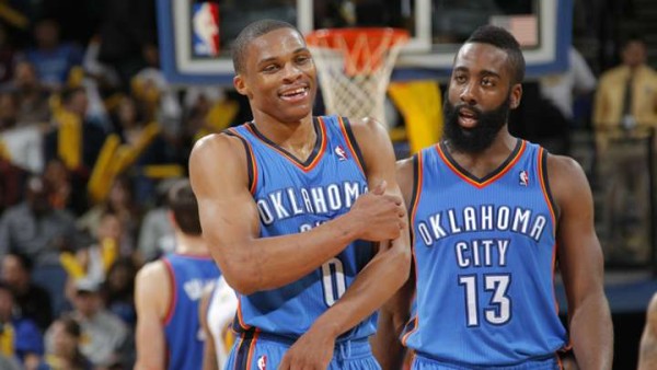 Russell Westbrook y James Harden, nuevamente juntos luego de traspaso entre OKC y Rockets