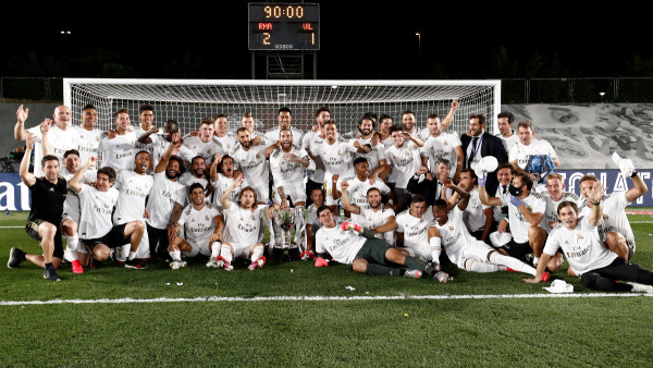 Real Madrid celebra la conquista de La Liga. (Fotos: Twitter @realmadrid)