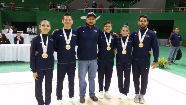 El equipo de gimnasia aeróbica de la UAS se ha mantenido entrenando en sus respectivos hogares debido a la pandemia.
