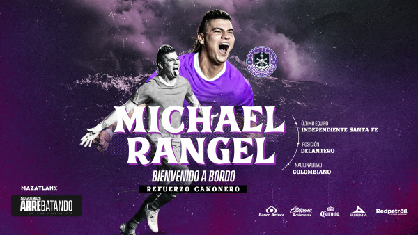 Michael Ranger se suma a Mazatlán FC, que refuerza su delantera con la llegada del colombiano.